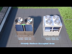 30 - 250kw R410a Máy làm mát mô-đun làm mát bằng không khí với hệ thống máy làm mát không khí loại ống Shell Heat Exchanger