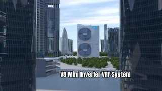 Hệ thống VRF mini V8 siêu nhỏ gọn | Tiện nghi mạnh mẽ cho biệt thự hiện đại